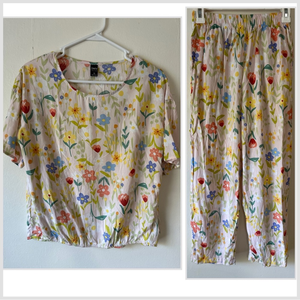 NWOT Shein Floral Pajama Set